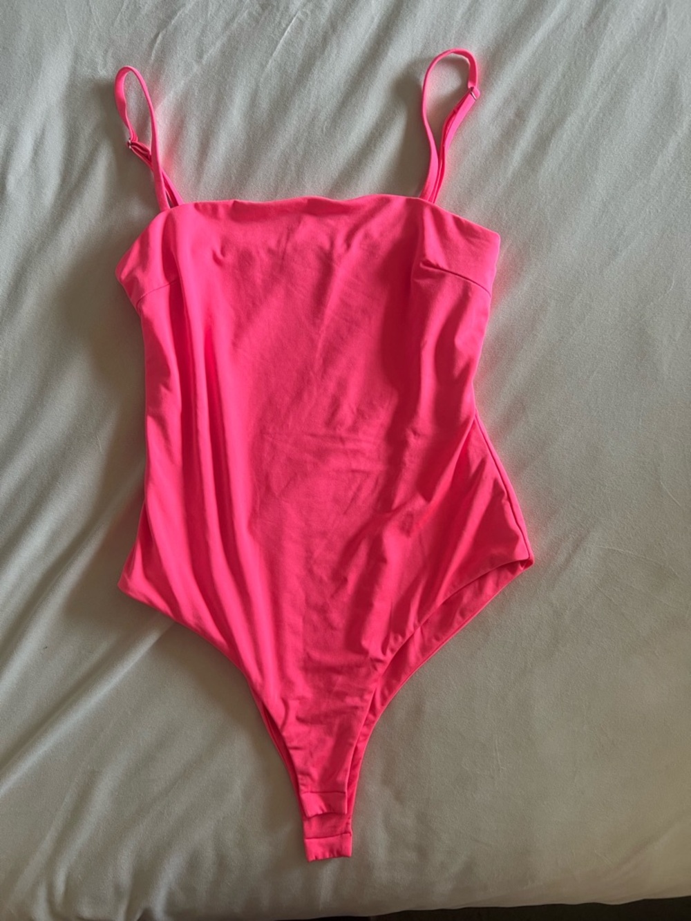 Princess Polly Neon Pink One-Piece Bodysuit
